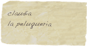 claudia 
la peluqueria